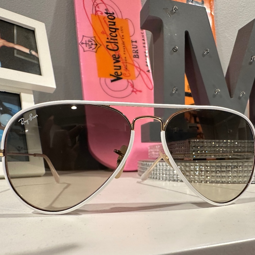 White Raybans